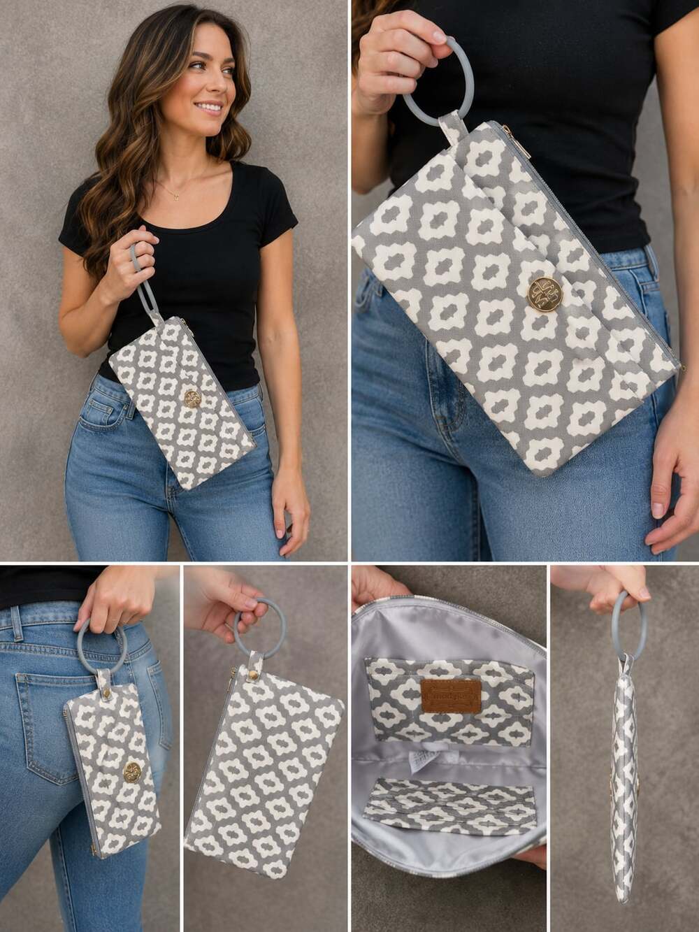 Monogrammed Lil' Biter Bangle Bag